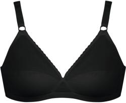 Nur Die Comfort melltartó merevítő nélkül, csipkés, puha kosaras, erős tartás - 80B méret, fekete
