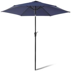 Amazon Basics Kerti Napernyő Erkélyre és Teraszra, Kézi Tekerős Mechanizmus, Dönthető, 305 cm, Sötétkék