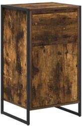 vidaXL fiókos szekrény - füstös tölgy - 43x36x75, 5 cm