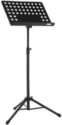GEWA Orchestra összecsukható kottaállvány - Fém, perforált és levehető lap, ABS és prizma csukló, magasság 67-120 cm, 3, 8 kg, fekete