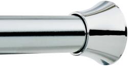 AmazonBasics állítható feszítős zuhanyfüggöny tartórúd, 137-229 cm, króm