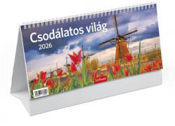 TopTimer Naptár, asztali, álló, TOPTIMER, "Csodálatos világ" 1 db (NKT066U)
