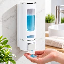 Alista Home Dozator Sapun Lichid Alista Home® 400 ml, Pompa Manuala, Montaj pe Perete, Alb (GLB_51118A)