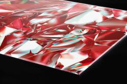 DIMEX ART Plexi a konyhapult mögött vörös kristály - 100 x 60 cm (PGT-10060-071)