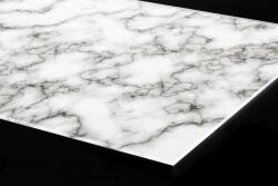 DIMEX ART Plexi a konyhapult mögött fehér márvány mintás - 80 x 40 cm (PGT-08040-278)
