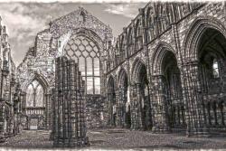 DIMEX ART Nem szőtt fotótapéta holyrood, monokróm 375 x 250 cm (MS-5-1057)