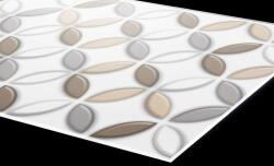 DIMEX ART Plexi a konyhapult mögött barna szirmok - 100 x 60 cm (PGT-10060-099)