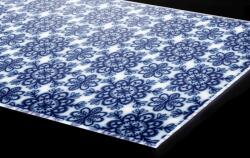 DIMEX ART Plexi a konyhapult mögött kék nyomtatás - 100 x 60 cm (PGT-10060-241)