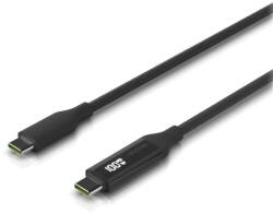 Ubiquiti Cablu USB-C UniFi Ubiquiti UACC-CABLE-USB-100W-2M-BK, 100W cu Afisaj pentru incarcare, 2 m, Negru (UACC-CABLE-USB-100W-2M-BK)