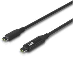 Ubiquiti Cablu USB-C UniFi Ubiquiti cu Afisaj Putere incarcare 100W, 0.3 m, Negru (UACC-CABLE-USB-100W-0.3M-BK)