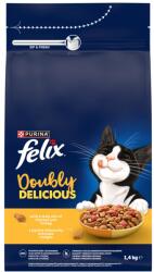 FELIX Doubly Delicious száraz macskatáp - csirke, pulyka, cékla 1, 4 kg