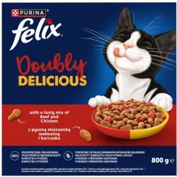 FELIX Doubly Delicious száraz macskatáp - marha, csirke, cékla 800 g