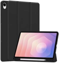 EtuiTab Husa tableta EtuiTab pentru Samsung Galaxy Tab S11 11", neagra, din piele ecologica si plastic, cu suport pentru stylus (S11SMARTPENCILCZARNY)