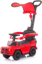 Chipolino Mașinuță cu mâner și copertină MERCEDES G350D roșu ROCMB02102RE