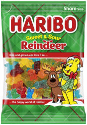HARIBO gumicukor 160g Sweet and Sour Reindeer