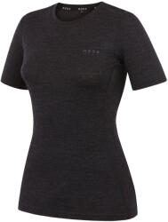 MOOA MerinoSilk 160 short női póló L / fekete