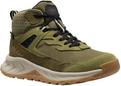 KEEN Hightrail Mid Wp Youth Dark Olive gyerek cipő Cipőméret (EU): 36 / zöld