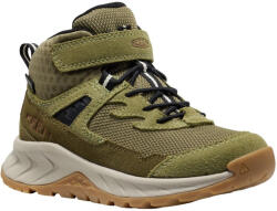 KEEN Hightrail Mid Wp Children Dark Olive gyerek cipő Cipőméret (EU): 31 / zöld