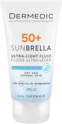 DERMEDIC Sunbrella Ultra-könnyű folyadék, SPF 50+, száraz és normál bőrre, 40 ml