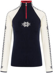 Dale of Norway Geilo Fem Sweater női pulóver L / sötétkék / fehér