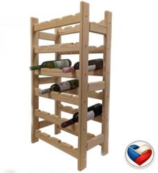 Tonap Raft de vin din lemn pentru 24 de sticle (V4x6) Raft