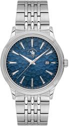 Santa Barbara Polo & Racquet Club Noble - Ceas Barbatesc Quartz Argintiu SB. 4.10037-3 (SB.4.10037-3) Ceas