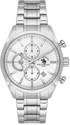 Santa Barbara Polo & Racquet Club Legend - Ceas Barbatesc Quartz Argintiu SB. 4.10051-1 (SB.4.10051-1) Ceas