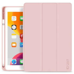 Tech-Protect Sc Pen Apple iPad 10.2 (2019 / 2020 / 2021) oldalra nyíló, kitámasztható mappa tok ceruza tartóval, rózsaszín - coolmobile