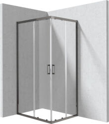 Deante Funkia Evo cabină de duș 100x80 cm dreptunghiular grafit mat/sticlă transparentă KYC_D018P (KYCD018P)
