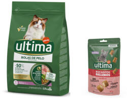 Affinity 2, 5 kg Ultima Hairball pulyka száraz macskatáp+60g Ultima töltött falatkák marhával kutyasnack ingyen