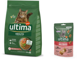 Affinity 2, 5 kg Ultima Adult lazac száraz macskatáp+60g Ultima töltött falatkák marhával kutyasnack ingyen