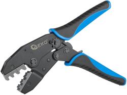 GEKO Clește de sertizat pentru terminale de cablu 220mm, 5 matrițe 81681 (G01769) Cleste
