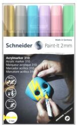 Schneider Marker acrilic Schneider Paint-It 310 2mm (set de 6 buc. )