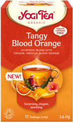 YOGI TEA Yogi BIO Pezsdítő vérnarancs tea 17x2, 0g Tangy Blood Orange - biora