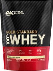 Optimum Nutrition Proteină 100% Whey Gold Standard 450 g înghețată de vanilie