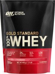 Optimum Nutrition Proteină 100% Whey Gold Standard 450 g căpșuni