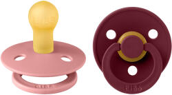 BIBS Colour cumik természetes kaucsukból 2db - 1-es méret Változat: Dusty Pink / Elderberry
