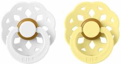 BIBS Boheme cumik természetes kaucsukból 2db - 1-es méret Változat: White / Sunshine