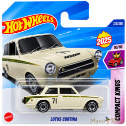 Mattel : Compact Kings : Lotus Cortina fém kisautó (HYW46)