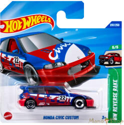 Mattel : HW Reverse Rake : Honda Civic Custom fém kisautó (JBB22)