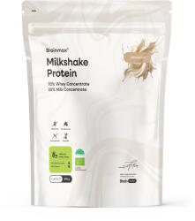  Milkshake proteic BrainMax, fără aromă, ORGANIC, 500 g zer bio + protein lactat bio, *certificat CZ-BIO-001, 14 porții
