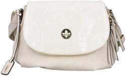 RIEKER Geanta dama, Rieker, H1117-80-Bej, de umar, crossbody, piele ecologica, casual, cu accesorii metalice, bej