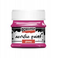 Pentart Fényes akrilfesték Pentart 50 ml magenta decoupage fényes fa