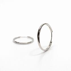 Ezüst karika fülbevaló 24mm