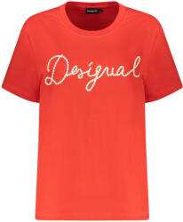 DESIGUAL Női Rövid Ujjú Póló, Piros (26wwtk39_ro3069_xs)