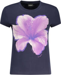 DESIGUAL Női rövid ujjú póló, kék (26WWTK51_BL5000_XL)