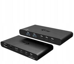 i-tec Kvm kapcsoló i-tec Kvm dokkolóállomás Hdmi 2xPD 100W (C31KVMHDMIDOCKPD)