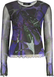 DESIGUAL Női Hosszú Ujjú Póló, Kék (26wwtk02_bl5022_s)