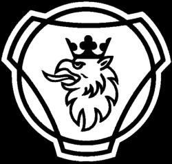  SCANIA matrica (30x30cm) FEHÉR