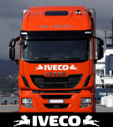Iveco matrica napellenzőre fehér